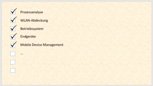 Read more about the article Einführung Mobile – Checkliste